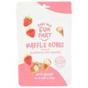 Waffle Cone Filled with Strawberry and White Chocolate