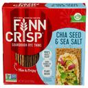 Chia Seed and Sea Salt Sourdough Rye Thins