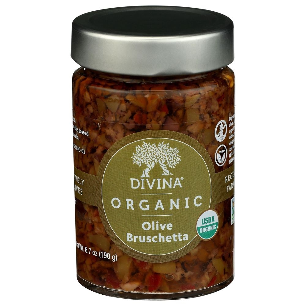 Divina Organic Olive Bruschetta, 6.7 Ounce -- 6 Per Case