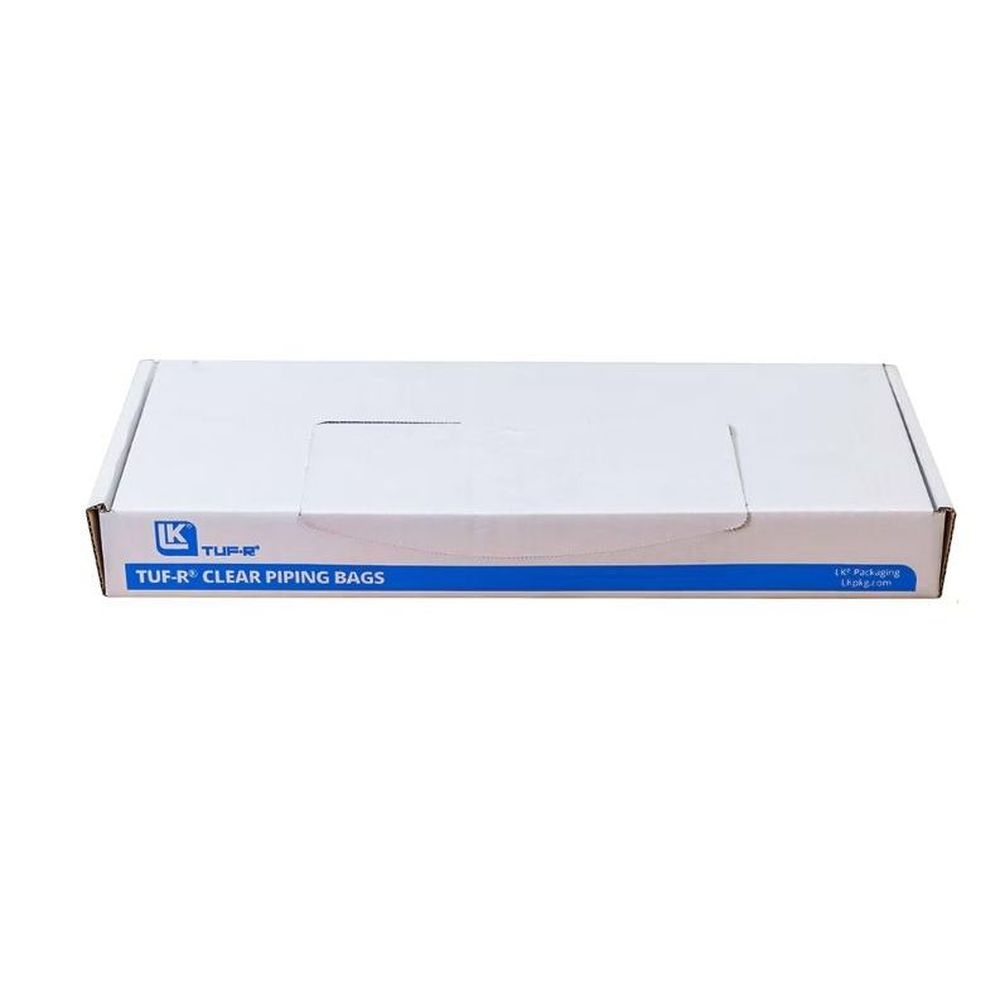 TUF-R 3.25 mil LLDPE Clear Piping Bag 11 x 20 inch