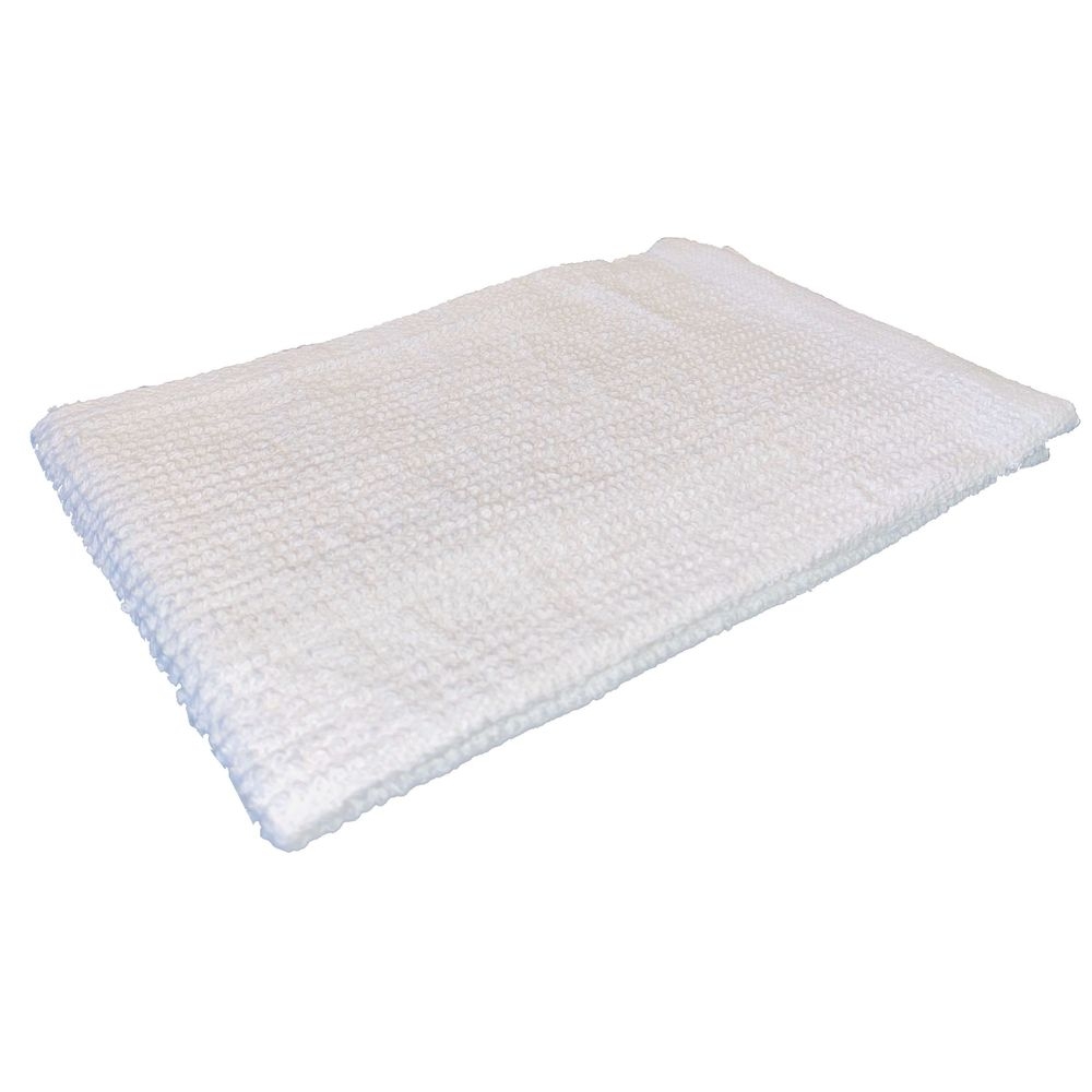 White Cotton Terry Bar Mop Towel 18 Ounce