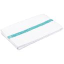 Cotton Bar Mop Towel with Green Center Stripe