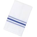 Bistro Royal Blue Stripe Spun Poly Napkin