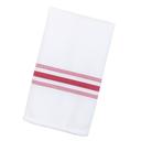 Bistro Red Stripe Spun Poly Napkin