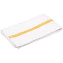 Cotton Bar Mop Towel with Gold Center Stripe
