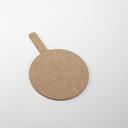 American Metalcraft Pressed Wood Round Pizza Peel, 12 inch