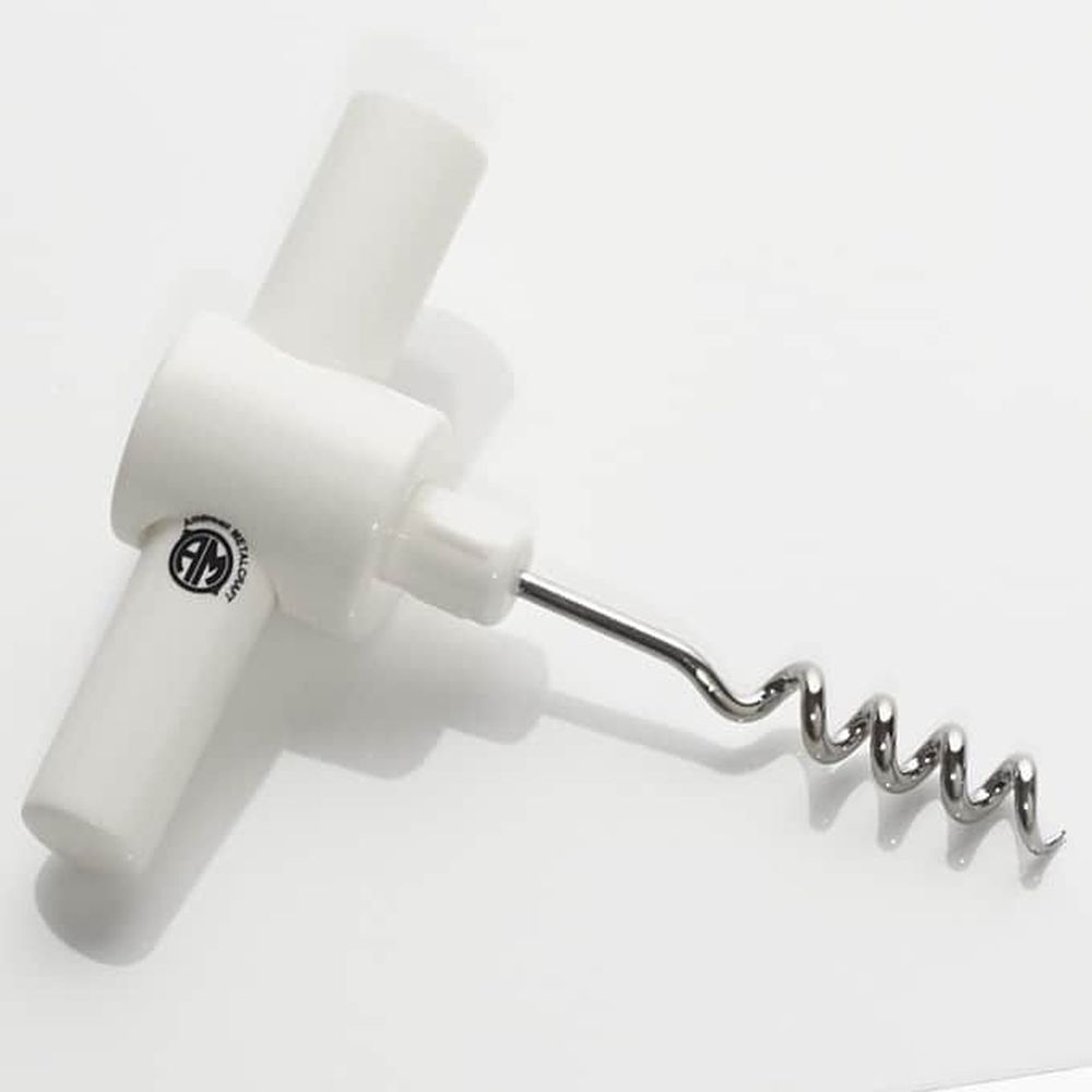 American Metalcraft White Plastic/stainless Steel Pocket Corkscrew, 4.25 Inch Length