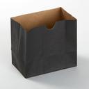 American Metalcraft Paper Black Mini Snack Bag, 3 3/4 inch -- 250 per case