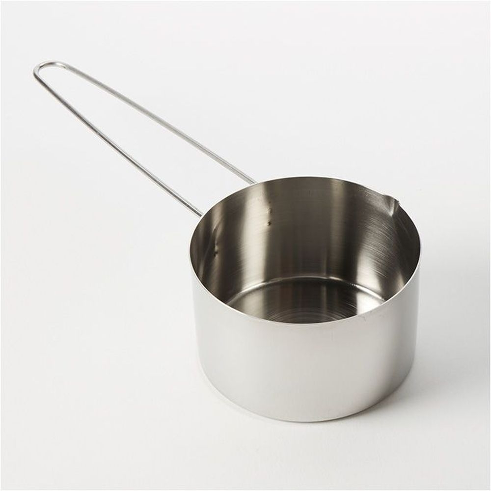 American Metalcraft Stainless Steel 1 1/2 Cup Measuring Cup With 6 Inch Wire Handle