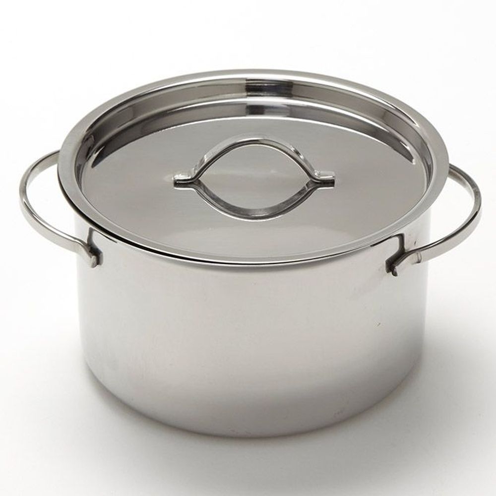 American Metalcraft Stainless Steel 24 Ounce Mini Pot With Lid And 6-1/4 Inch Handle, 5 Inch Dia. X 3-1/4 Inch Height