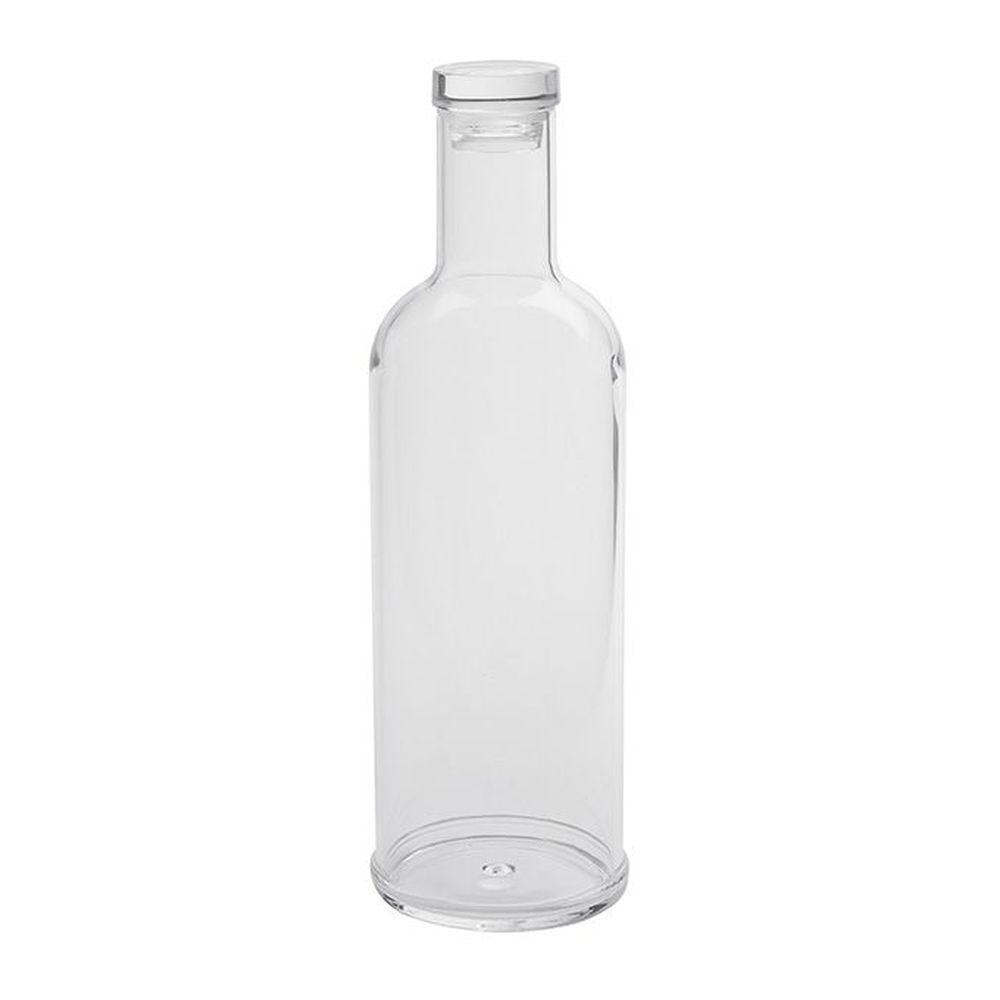 American Metalcraft Plastic Clear Water Bottle, 33 Ounce