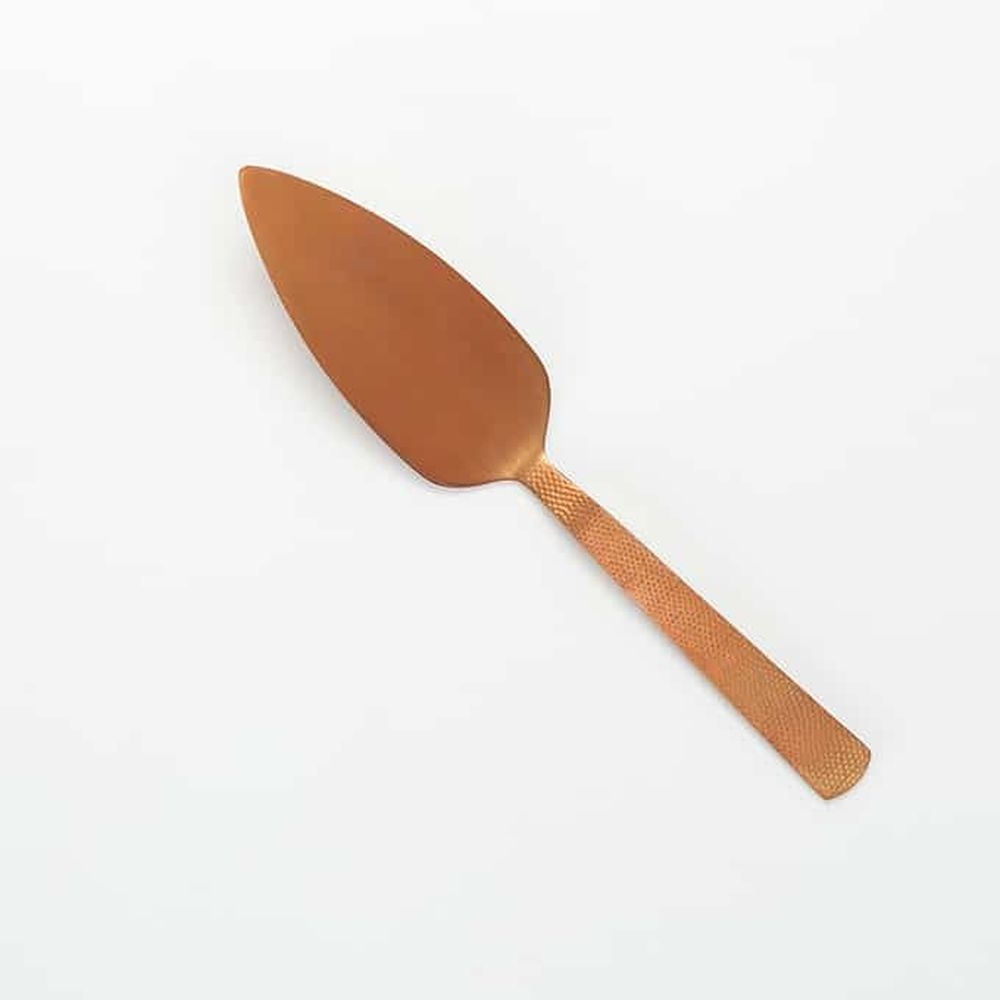 American Metalcraft Vintage Bronze Hammered Stainless Steel Pie Server, 10 Inch Length