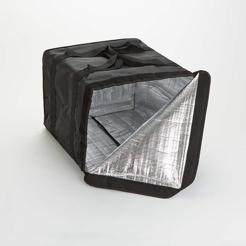 American Metalcraft Black Polyester/polyethylene Deluxe Pizza Delivery Bag, 19-1/2 X 19-1/2 X 14-1/2 Inch