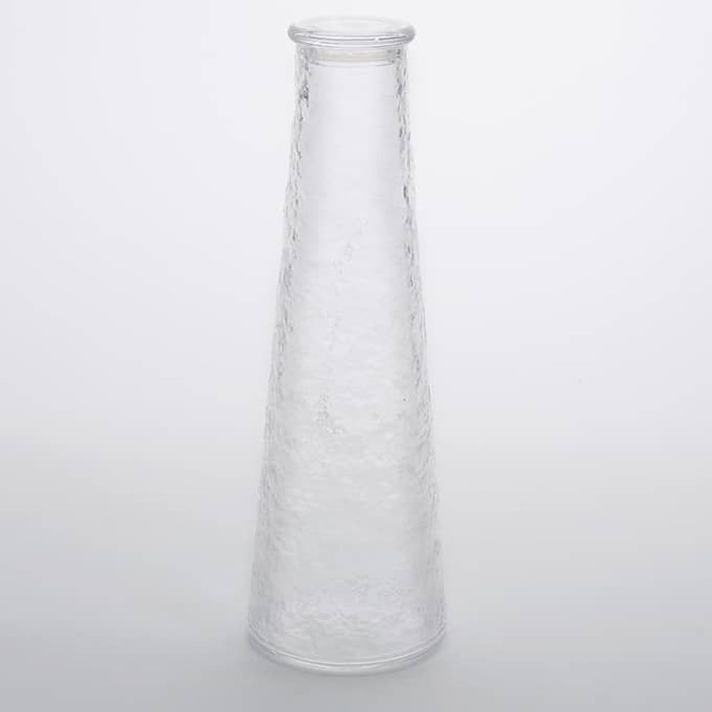 American Metalcraft Clear Acrylic Pebbled Water Bottle, 34 Ounce Capacity