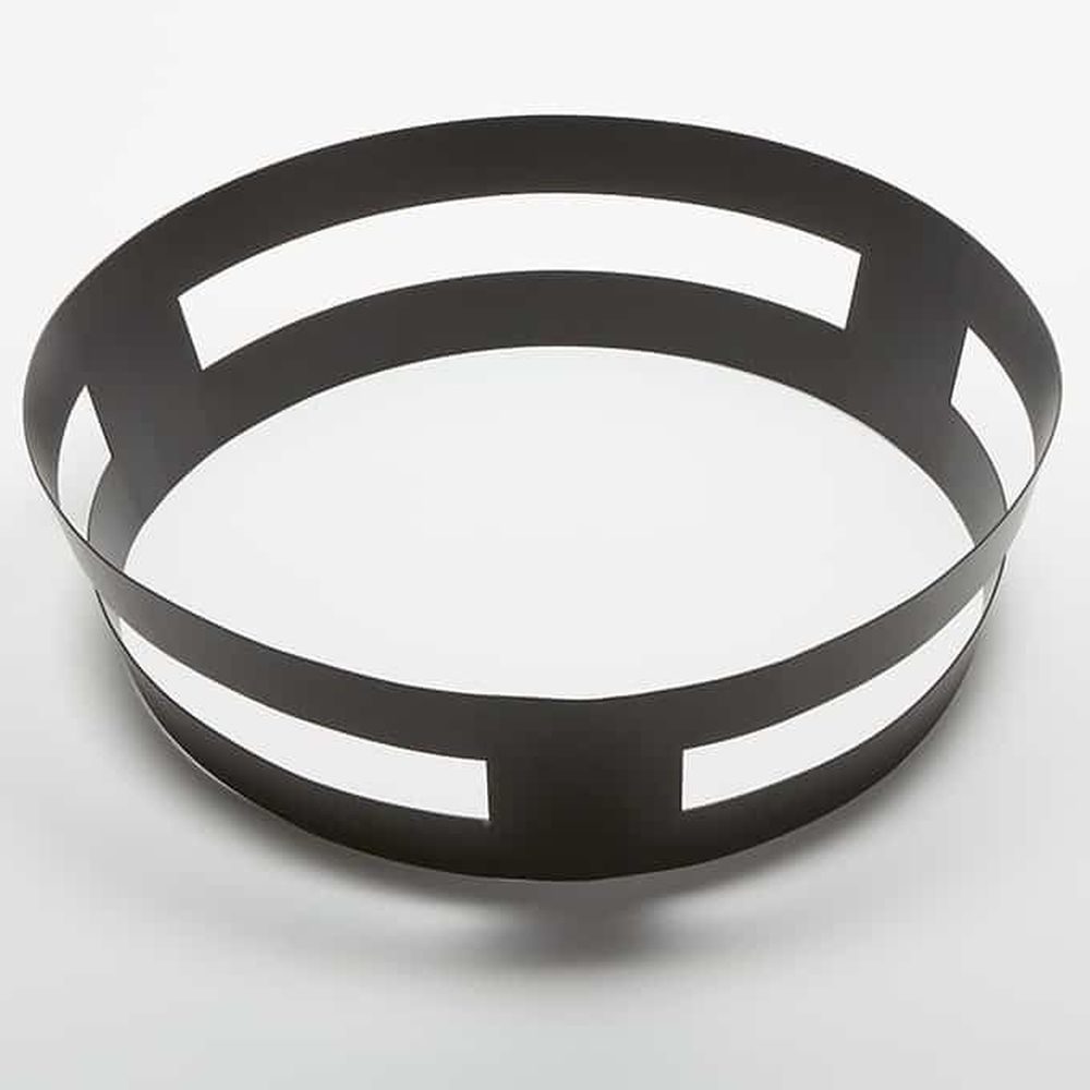 American Metalcraft Round Black Twilight Griddle Stand, 17 inch Dia X 4-1/2 inch Height