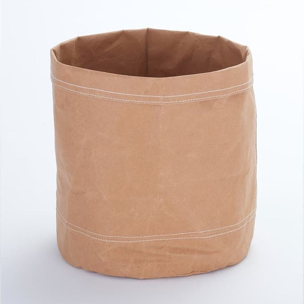 American Metalcraft Khaki Kraft Paper Bag, 9 Inch Dia. X 10-3/8 Inch Height