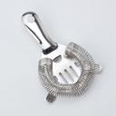 American Metalcraft Silver Tight Coil Two Prong Bar Strainer