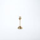 American Metalcraft Gold Harp Weighted Number Stand, 2 1/4 x 2 1/4 x 6 inch