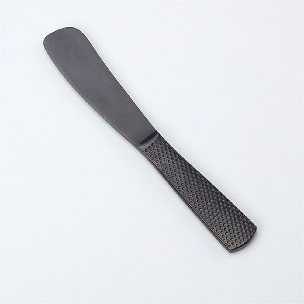 American Metalcraft Vintage Black Hammered Stainless Steel Spreader, 1 X 6 5/8 Inch