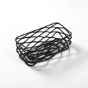 American Metalcraft Black Wire Birdnest Sugar Packet Holder, 4 1/2 x 2 1/4 x 1 3/4 inch