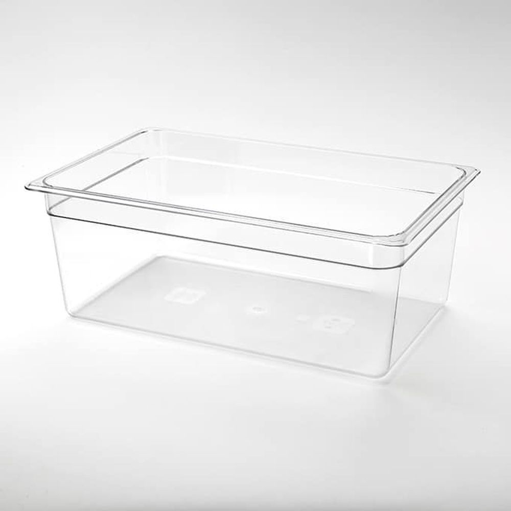 American Metalcraft Clear Polycarbonate Hammered Finish Rectangular Insulated Tub For Bev1220 And Bev820