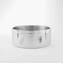 American Metalcraft Stainless Steel Hammered Finish Double Wall Bowl, 156 Ounce