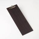 American Metalcraft Espresso Clipboard Wood Menu Holder, 4 1/2 x 12 1/2 inch