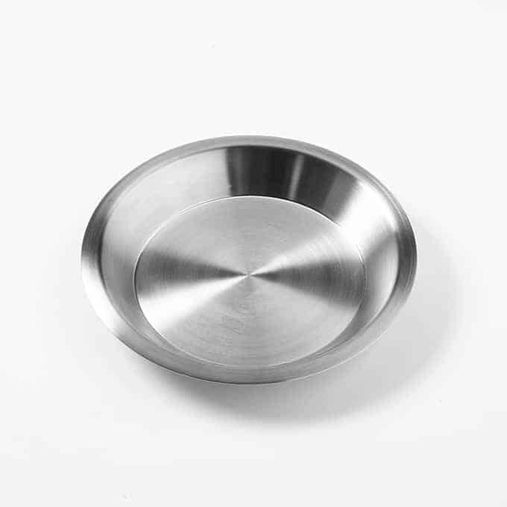 American Metalcraft Stainless Steel Pie Pan, 9 1/8 Inch Dia.