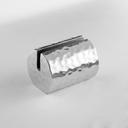 American Metalcraft Aluminum Cylinder Hammered Card Holder, 1 1/4 x 7/8 x 7/8 inch