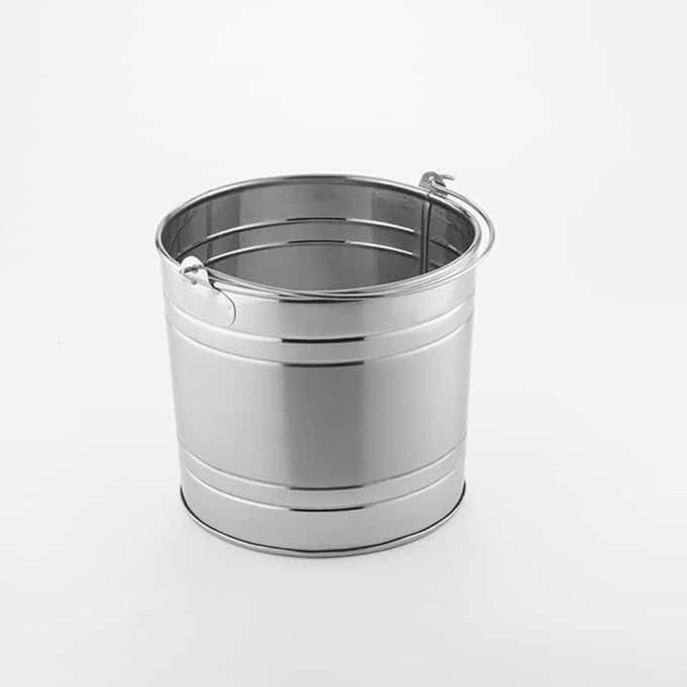 American Metalcraft Stainless Steel 148 Ounce Pail, 8 Inch Dia. X 71/4 Inch Height