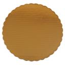 Gold Corrugated Single Wall Cardboard Round Cake Circle 12 inch