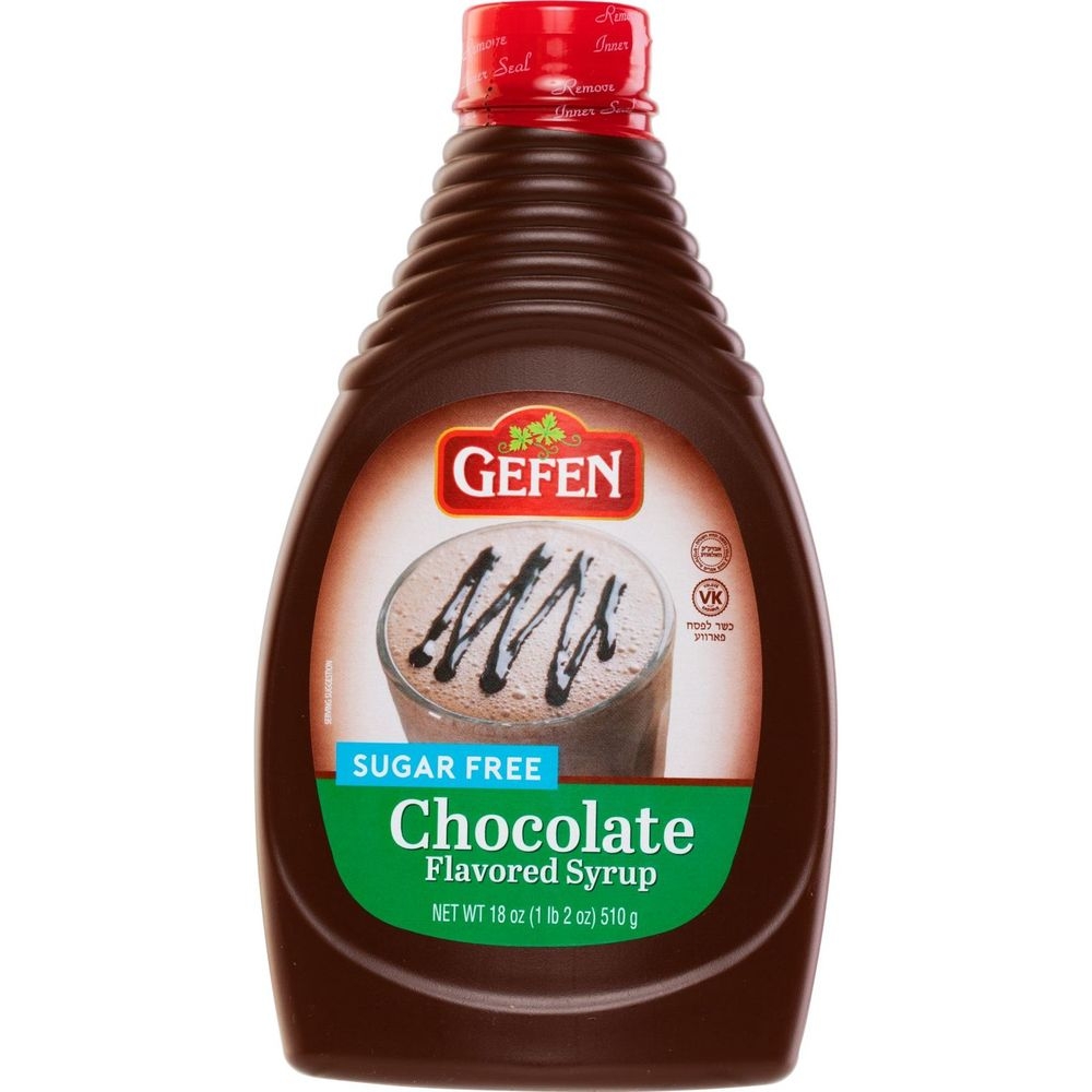 Gefen Sugar Free Chocolate Syrup, 18 Ounce -- 12 Per Case