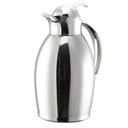 Nicollet Series Polished Stainless Finish Stainless Vacuum Insulated Carafe with Push Button Lid 1 Liter Capacity