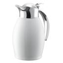 Nicollet Series Radiant White Finish Stainless Vacuum Insulated Carafe with Flip-Top Lid 0.6 Liter Capacity