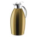 Nicollet Series Vintage Gold Finish Stainless Vacuum Insulated Carafe with Push Button Lid