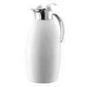 Nicollet Series Radiant White Finish Stainless Vacuum Insulated Carafe with Push Button Lid 1.5 Liter Capacity