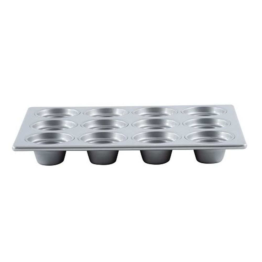 Tablecraft Aluminized Steel With Non-stick Silicone Glaze 12 Cups Muffin/cupcake Pan