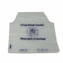 Pak Sher Drink Carrier Bag, 12.5 x 11.5 x 2.25 inch -- 1000 per case