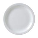 Porcelain White 10.5 inch Narrow Rim Plate