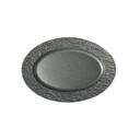 Black Porcelain 12.5 x 9 inch Oval Platter