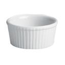 White 4.5 Ounce Fluted Ramekin, 24 count