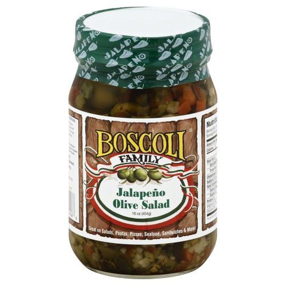 Boscoli Jalapeno Olive Salad, 15.5 Ounce -- 6 Per Case