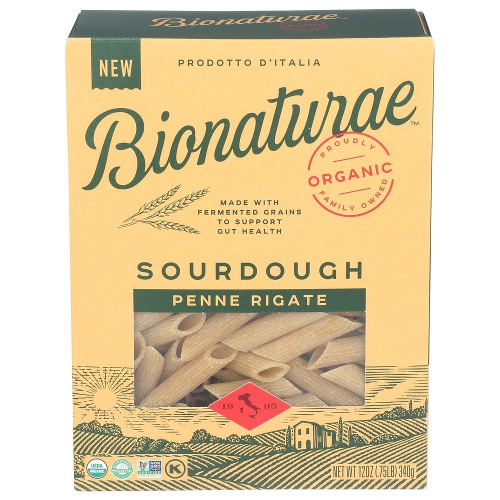 Organic Sourdough Penne Rigate Pasta