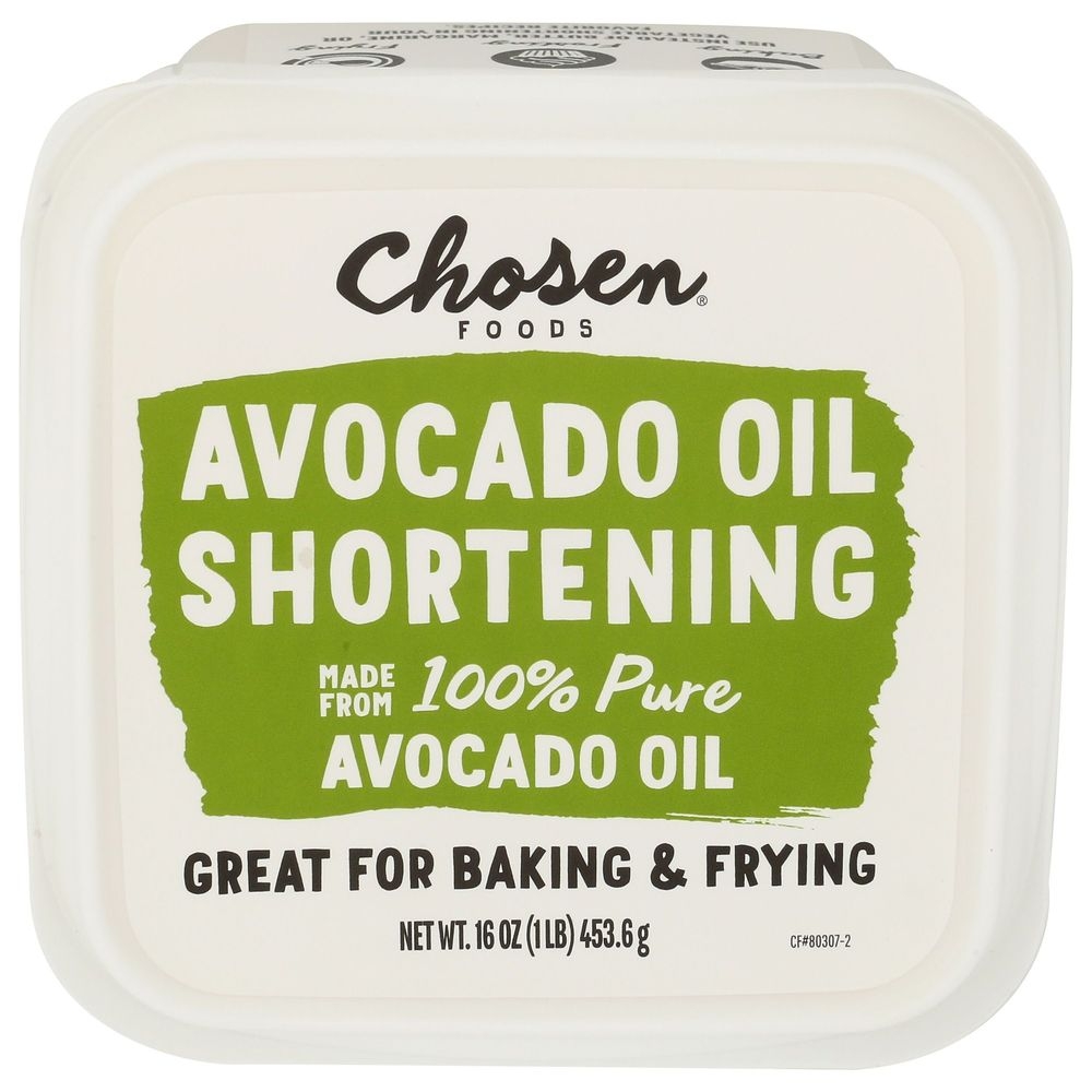 Chosen Foods Avocado Oil Shortening, 16 Ounce -- 6 Per Case
