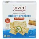 Organic Einkorn Sourdough Everything Crackers