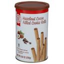 Chocolate Hazelnut Cocoa Filled Cookie Rolls
