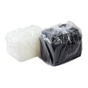 Black Polypropylene Round 3 Compartment To Go Container with Clear Top
