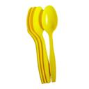 Polystyrene Yellow Teaspoon