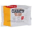 Turkey Sausage Egg and Cheese Breakfast Sandwich