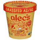 Organic Brown Butter Peach Cobbler Ice Cream